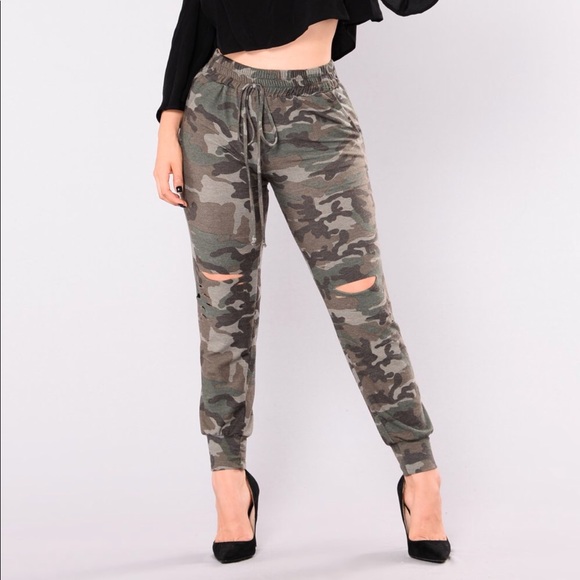 ripped army pants
